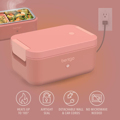 Bentgo Heat - Fiambrera eléctrica - Calentador de alimentos portáti...