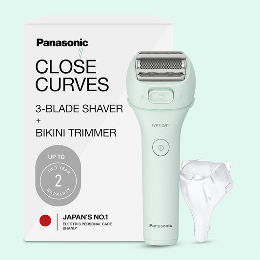 Panasonic Recortadora de bikini para mujer, maquinilla de afeitar e...