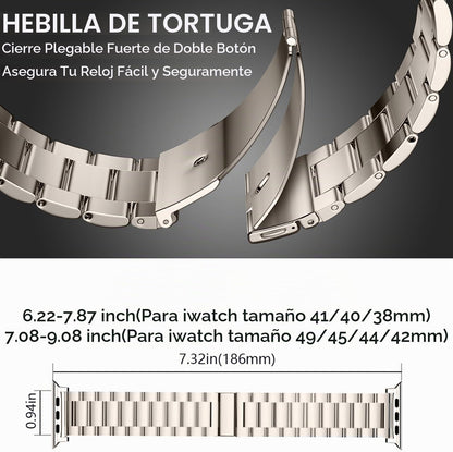 EPULY - Correa de metal compatible con correas de Apple Watch para...