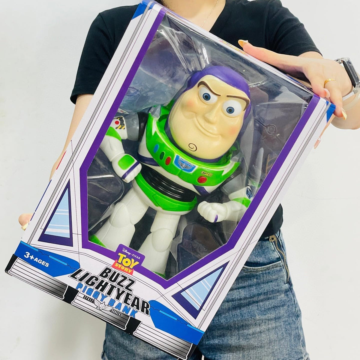 Slinsmei Figura de Toy Story Buzz Lightyear de 14.6 in, versión de...