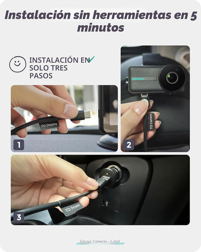 WEMOH Cámara magnética del coche del bebé con el monitor de 5"...