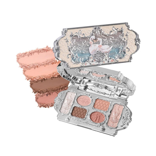 Flower Knows Paleta de maquillaje Swan Ballet de 6 colores, albaric...