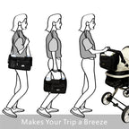TOPDesign Organizador universal para cochecito de bebé, carrito de...