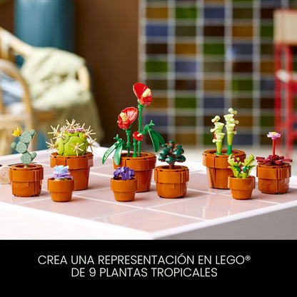 LEGO Botanicals Tiny Plants - Juego de construcción de plantas arti...