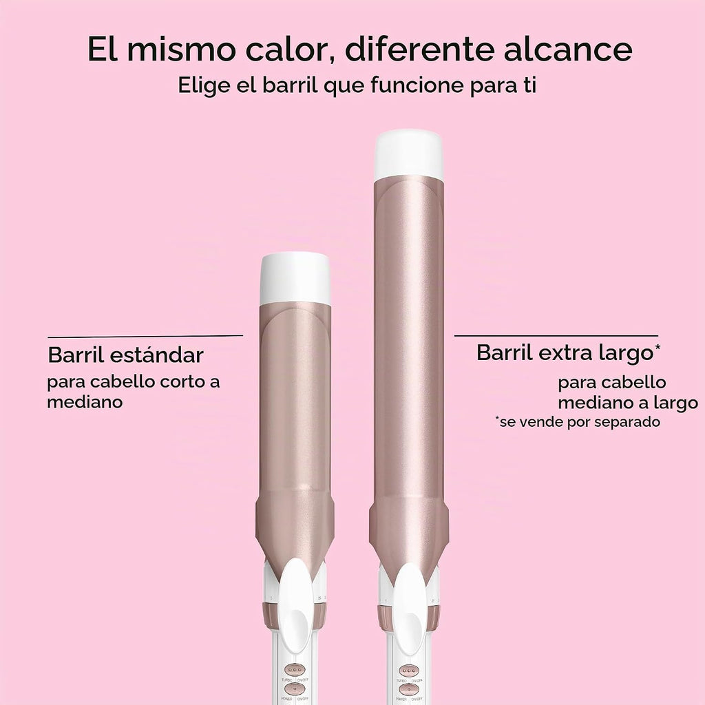 Conair - Plancha rizadora, doble cerámica, barril de 1 1\/2 pulgada...