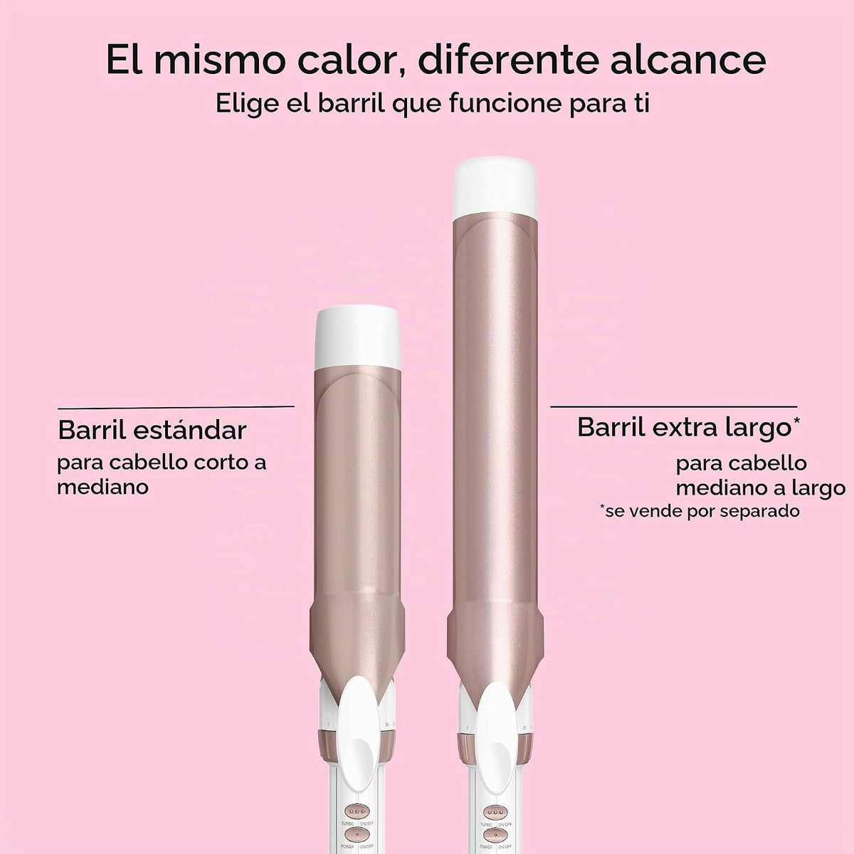 Conair - Plancha rizadora, doble cerámica, barril de 1 1\/2 pulgada...