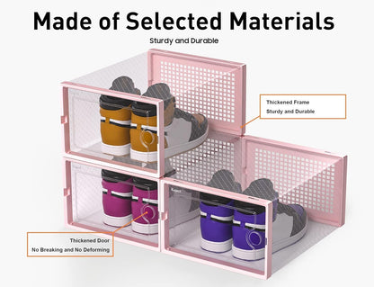 Kuject Cajas de almacenamiento de zapatos grandes, 12 unidades | Es...