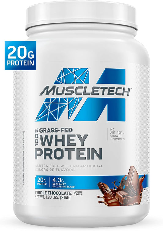 MuscleTech Proteína de suero en polvo de vacas alimentadas a pasto...