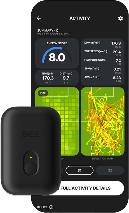 SOCCERBEE - Chaleco rastreador GPS de fútbol BEE PRO 2 (talla L) |...