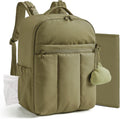 BAGSMART Mochila para pañales con bolsillos aislados y cambiador, c...