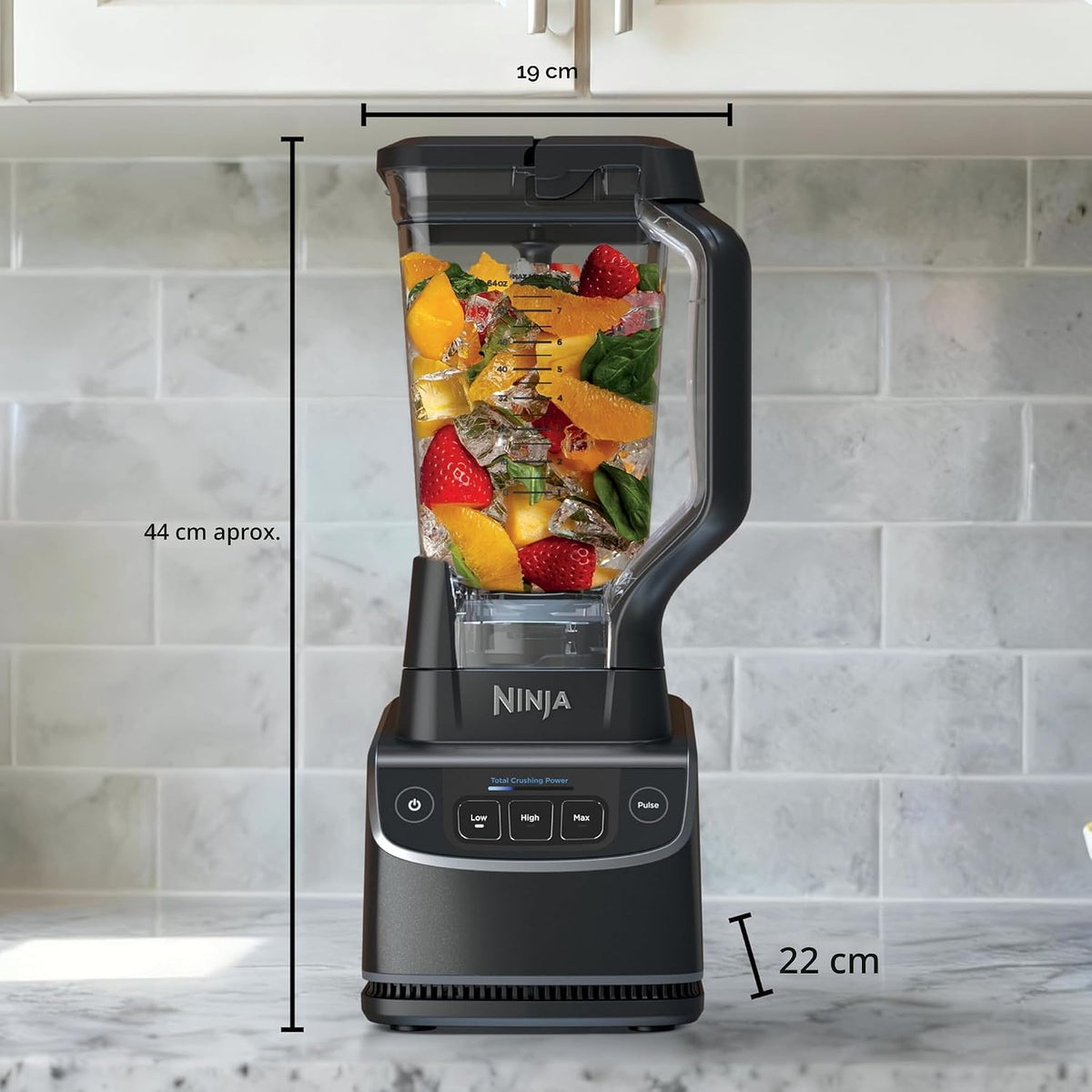 Ninja UltraCrush - Licuadora profesional, 1000 W, jarra de 72 onzas...