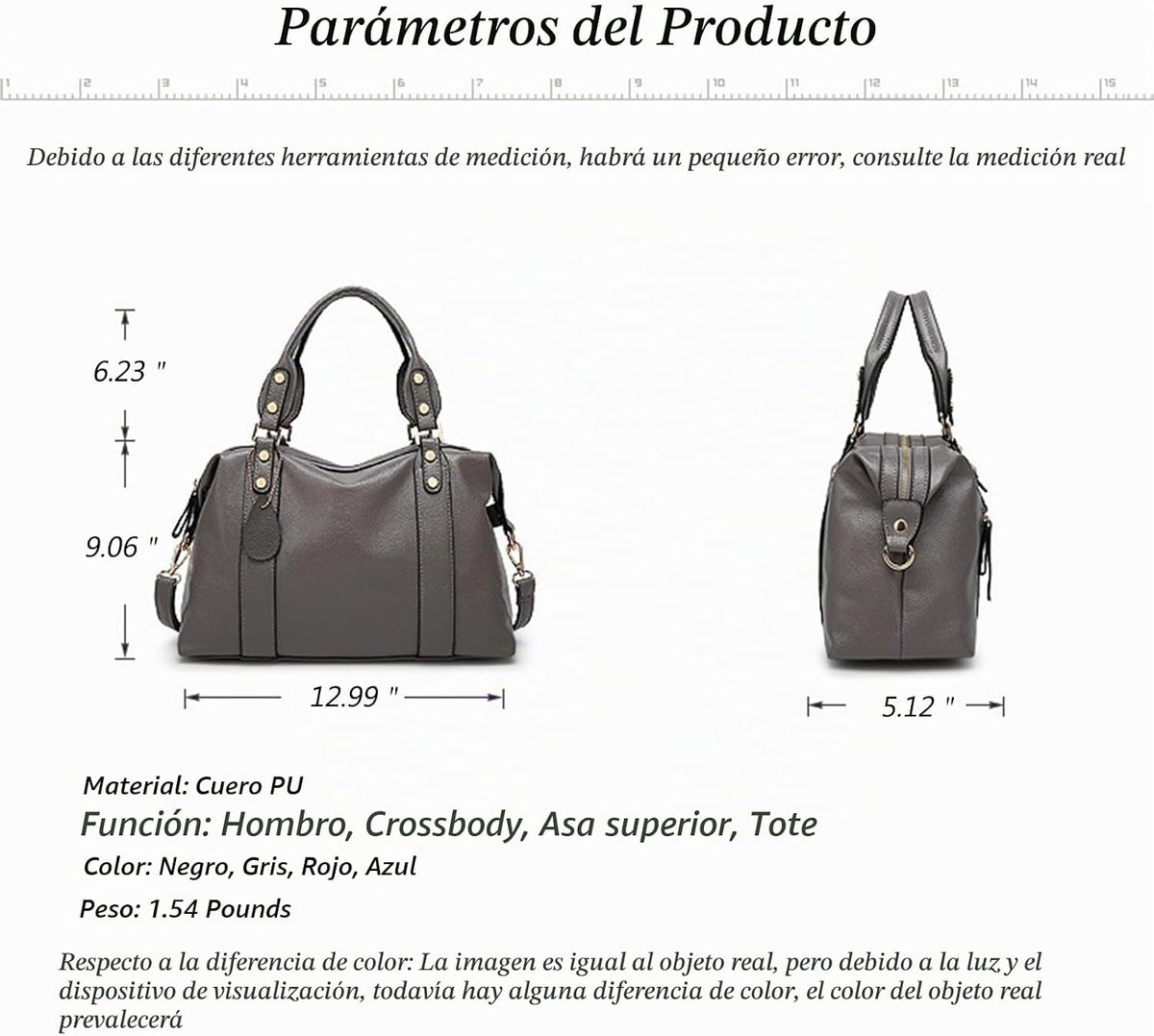 mcuvaec Bolsos y carteras para mujer, bolso de mano de cuero vegano...