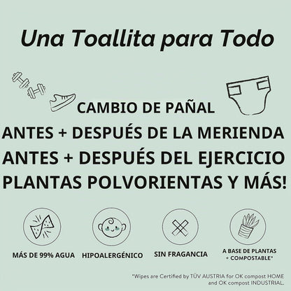 The Honest Company Toallitas hipoalergénicas multiusos para la piel...
