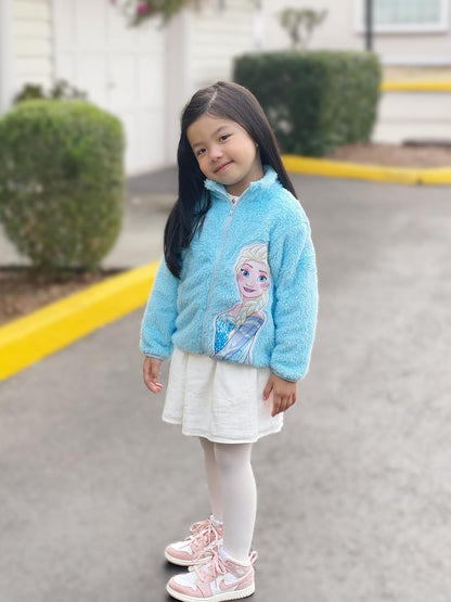 Disney Stitch Frozen Elsa Minnie Mickey - Chaqueta de forro polar p...