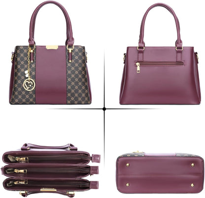 KKXIU Monederos y bolsos para mujer, Bolso tipo cartera con asa sup...