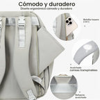 AIJIEKE Mochila para pañales, Mochila para pañales multifuncional g...