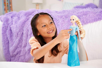 Muñeca Musical Elsa Frozen de Disney Cantando con Pulsar un Botón J...