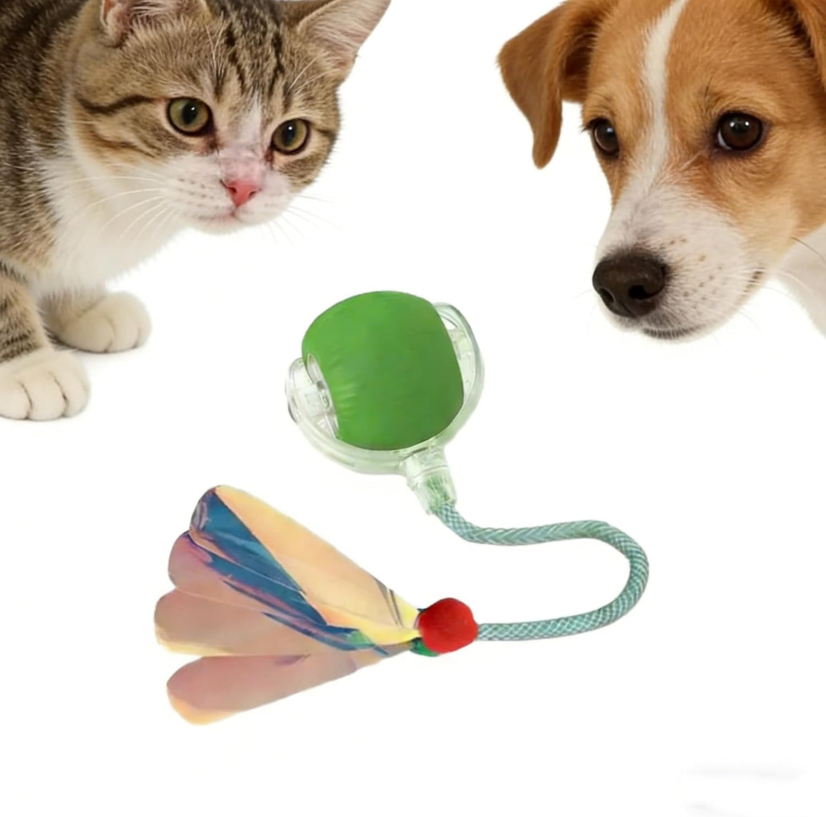 RightBliss Juguete automático de bola rodante para gatos y perros....