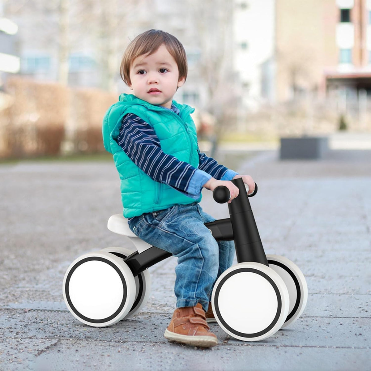 SEREED Bicicleta de equilibrio para bebés de 1 año, bicicleta de eq...