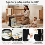 ViveVoy Mochila grande para pañales con cambiador y funda para chup...