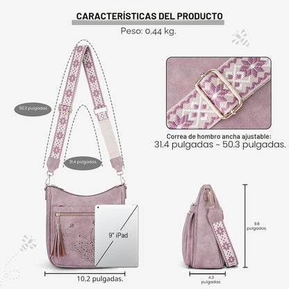 KITEVIUN - Bolsos tipo bandolera medianos para mujer, modernos, bol...