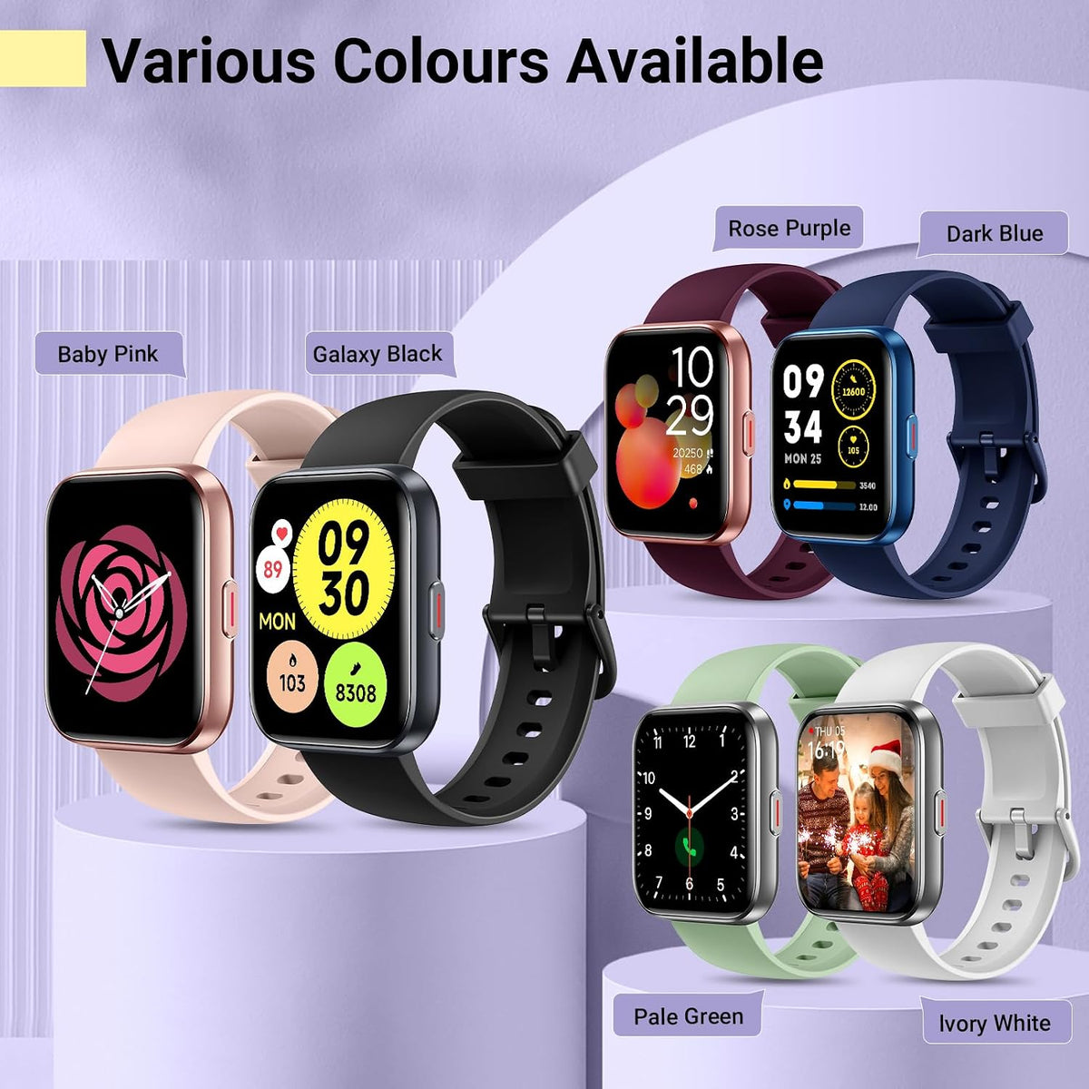 Reloj inteligente para mujer, compatible con Android y iPhone, relo...