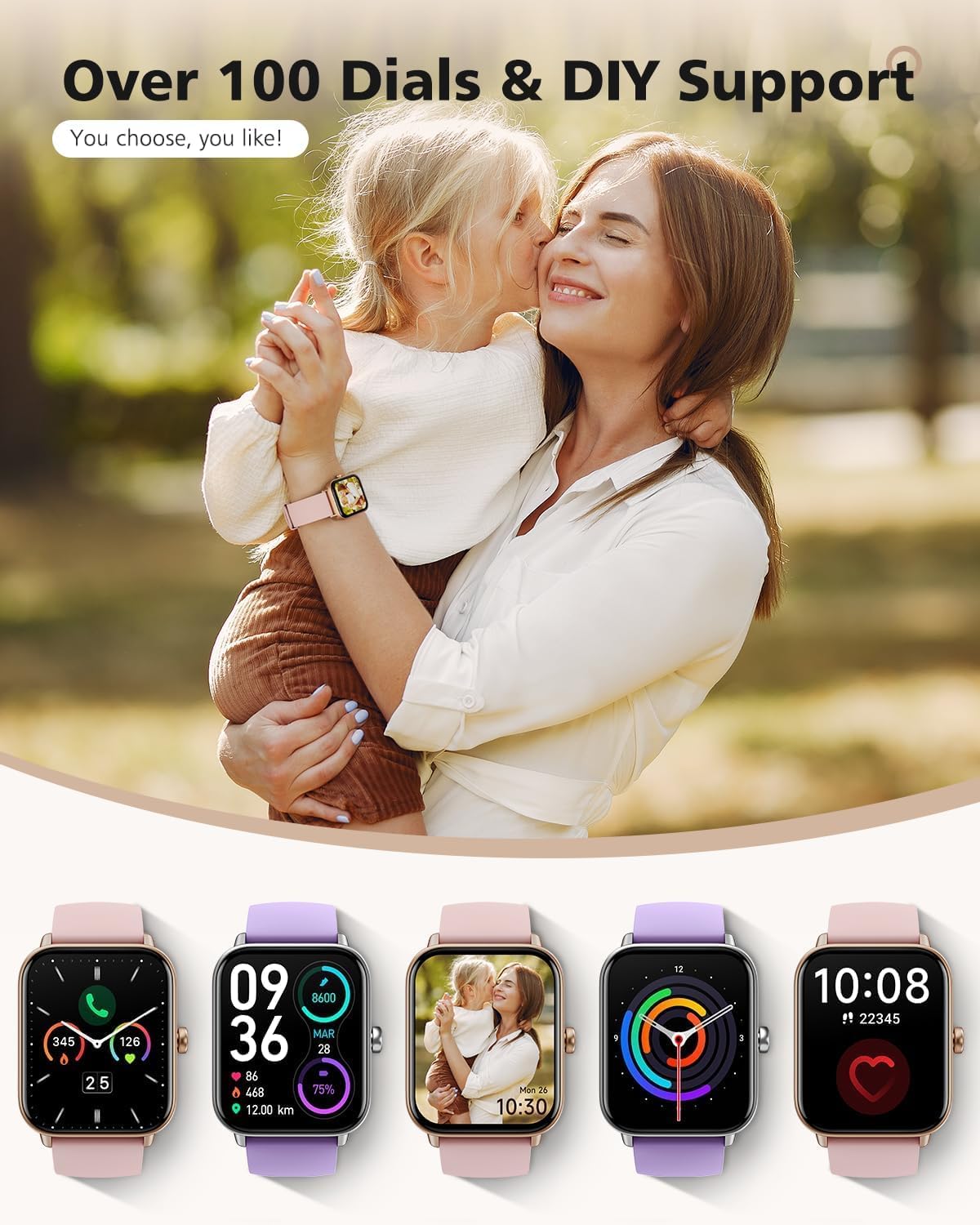 Relojes inteligentes Quican para mujer, relojes inteligentes Alexa...