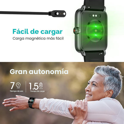 Reloj podómetro apto para personas mayores sin aplicación, no requi...
