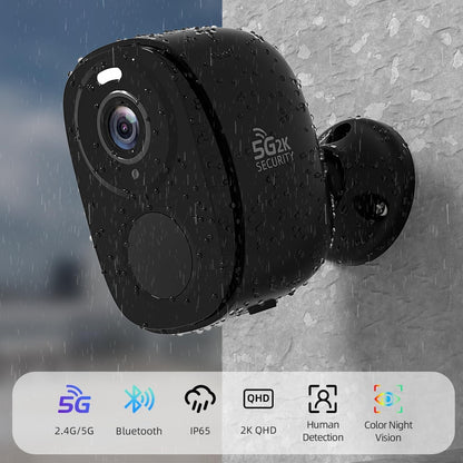 Rraycom Cámaras de seguridad inalámbricas para exteriores, paquete...