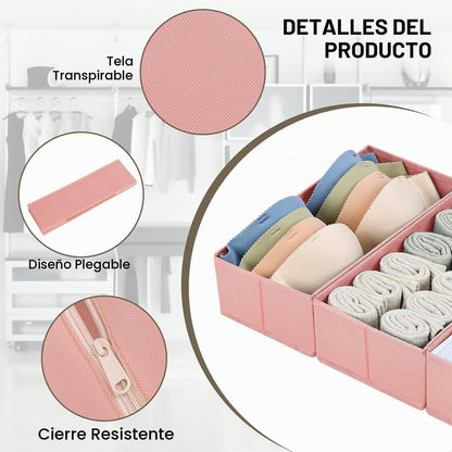 DIMJ Organizador de cajones para ropa, paquete de 18 cubos organiza...