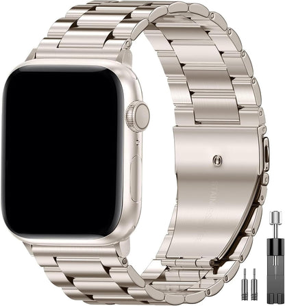EPULY - Correa de metal compatible con correas de Apple Watch para...
