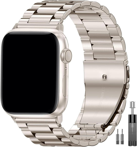 EPULY - Correa de metal compatible con correas de Apple Watch para...