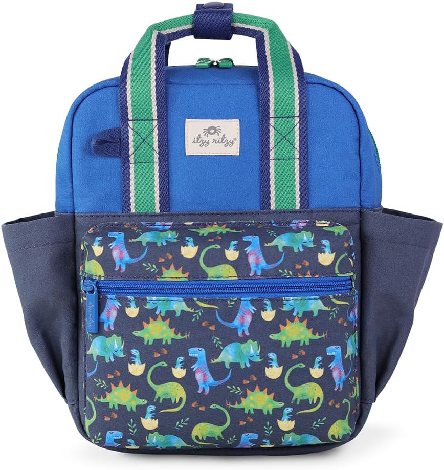 Itzy Ritzy - Mochila para niños pequeños, con correas de hombro aju...