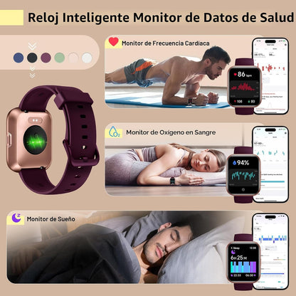 Relojes inteligentes para mujer, reloj inteligente para teléfonos A...
