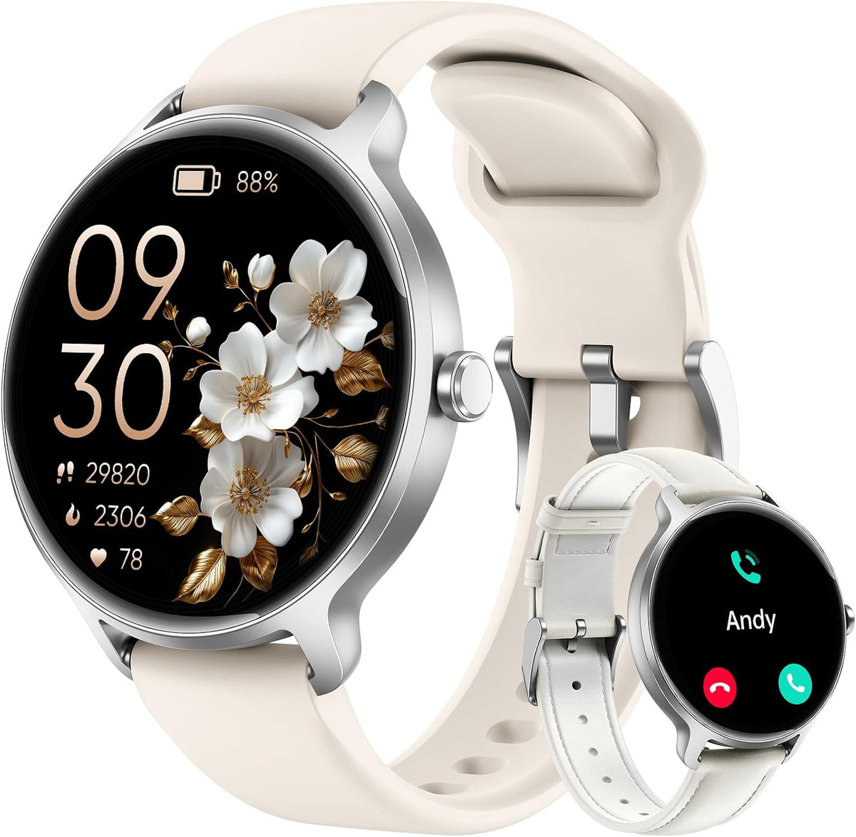 Reloj inteligente para mujer, pantalla AMOLED de 1.27 pulgadas con...