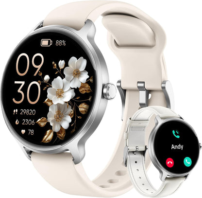 Reloj inteligente para mujer, pantalla AMOLED de 1.27 pulgadas con...