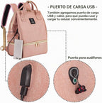 MOMIGO DiaperBreast Pump Backpack - Bolsa enfriadora y resistente a...