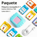 Lapare Tarjetas de Memoria en Audio Bilingües Español e Inglés con...
