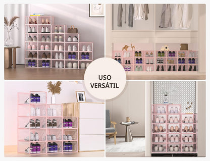 Kuject Cajas de almacenamiento de zapatos grandes, 12 unidades | Es...