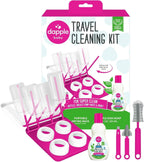 Dapple Kit de limpieza de viaje para bebés, 5 piezas, limpiador de...