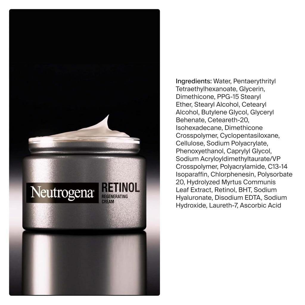 Neutrogena - Hidratante facial Rapid Wrinkle Repair Retinol, sin fr...