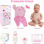 Aori Muñecas bebé Reborn Niña - Muñeca recién nacida durmiente real...