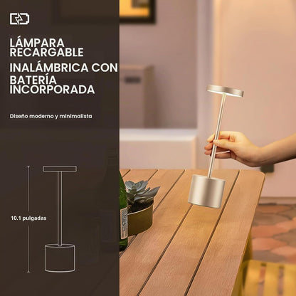 Kakanuo Lámpara de Mesa Inalámbrica, Lámparas con Batería Recargabl...
