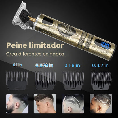 Cortador de pelo profesional para hombres, recortadora de barba y c...