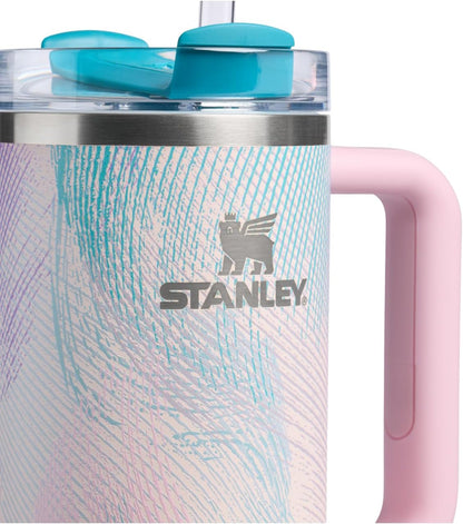 Vaso STANLEY Quencher H2.0 Flow State, 30 oz, penacho de vidrio mar...
