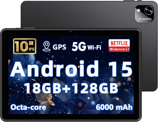 COTGOD Tablet Android 15 de 10.1 pulgadas con IA Gemini, 18 GB de R...