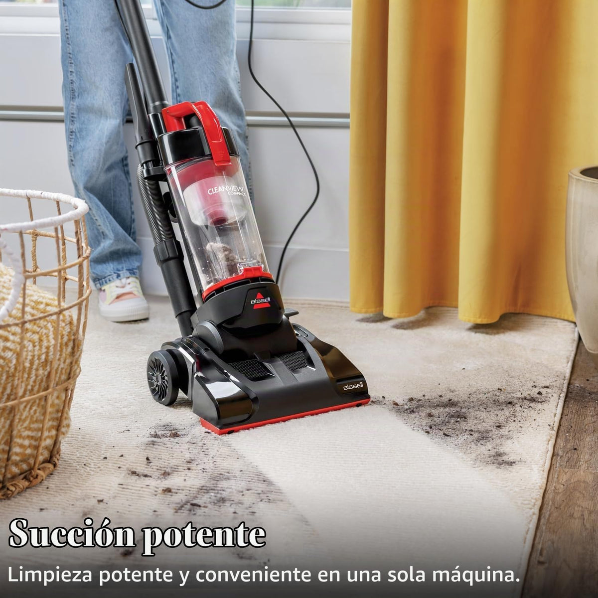 Bissell CleanView 3508 - Varita de succión y extensión compacta y p...