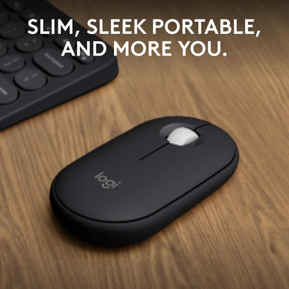 Ratón inalámbrico Bluetooth Logitech M350s Pebble 2 - Negro | Delga...