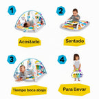 Baby Einstein Gimnasio de Juego y Alfombrilla de Actividad 4 en 1 K...