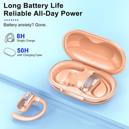 Auriculares abiertos para los oídos, auriculares inalámbricos Bluet...